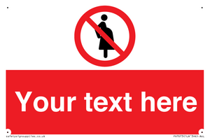 Custom prohibition not for pregnant women